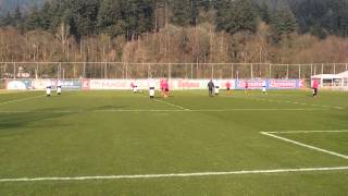 Training des SC Freiburg Spieleröffnung aus der Viererkette [upl. by Htrowslle]