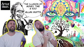 The Illusion Of MONEY Time And Ego  ALAN WATTS  Stay Spiritual reacts to AFTER SKOOL [upl. by Dnomso]