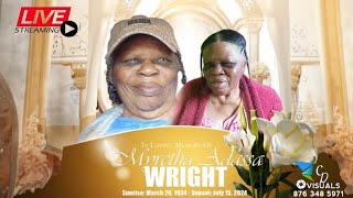 Myretha Adassa Wright Funeral Service Live Stream [upl. by Portwine]