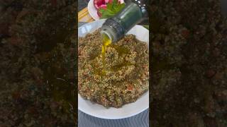 kibbeh banadoura aka tomato kibbeh mezze food middleeasternfood recipe arabfood [upl. by Johnsten]