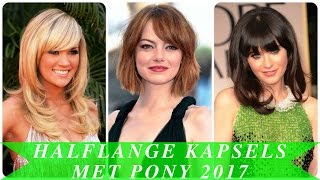 Halflange kapsels met pony 2017 [upl. by Mani]