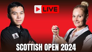 🔴LIVE Liu Hongyu vs Reanne Evans Scottish Open Snooker 2024 Score Board Snooker Live [upl. by Olfe]