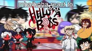 mhabnha react to helluva boss  12  please read desc [upl. by Suedama]