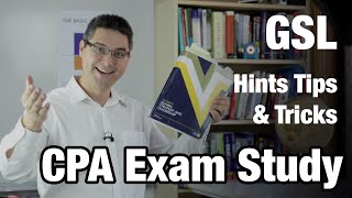 CPA exam study hints for GSL  Video 1 [upl. by Adnoel]