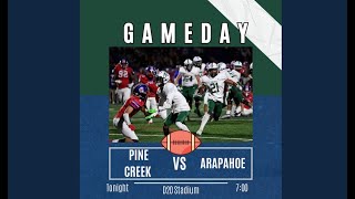 Pine Creek vs Arapahoe  Sept 20 2024 [upl. by Nivrek956]