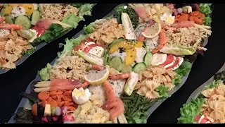 salade royale decoration ابهري ضيوفك بتحضي السلطة الملكية اللذيذة بطريقة تزيين مختلفة [upl. by Prestige]