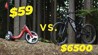 59 Walmart Bike vs 6500 Mountain Bike [upl. by Doniv]