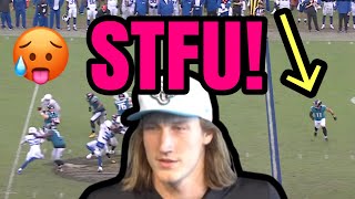 Trevor Lawrence SHUTS ME UP 🤬🤬🤬  Jaguars vs Colts Film Study [upl. by Susej]