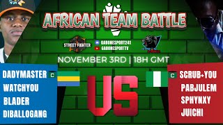 SF6  AFRICAN TEAM BATTLE  GABON VS NIGERIA [upl. by Eatnoid80]