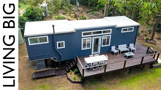 Incredible BIG Modern Tiny House With Amazing Storage [upl. by Aihsikal]