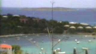 USVI St John Island video of a few Beaches 1987 [upl. by Maddock]