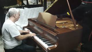 Extraordinary self player YAMAHA baby grand piano [upl. by Nel]