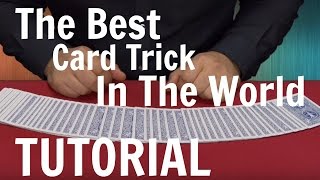 The Best Card Trick in the World Tutorial  Card Magic Tricks [upl. by Annoeik]