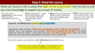 OCR History B Living Under Nazi Rule How Do You Answer  A 7 Mark Question [upl. by Godwin]