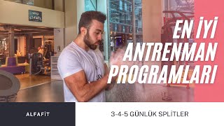 En İyi Antrenman Programları 345 Günlük Splitler [upl. by Lily]