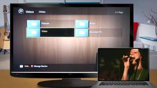 CyberLink PowerDVD 12  Watching your Media Content from Your PC on Your DLNA TV [upl. by Bilat]