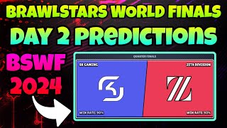 BRAWLSTARS WORLD FINALS 2024 DAY 2 PREDICTIONS  bswf24 [upl. by Remat853]