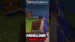 I Made Skyblock in Minecraft Hardcore 24 [upl. by Baptist418]