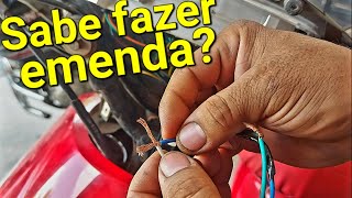 Muitos fazem emenda de fios do jeito errado [upl. by Nagram]