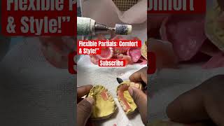 Flexible Partials Comfort amp Style”shortvideo completedentures denture falseteeth dentistry [upl. by Ramedlav729]