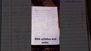 NDA preparation and notesndanotesnda12025 ndaphysics ndasyllabus [upl. by Leirbaj]