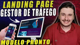 Landing Page Gestor de Tráfego  Passo a Passo Completo  Modelo Pronto [upl. by Sirej]