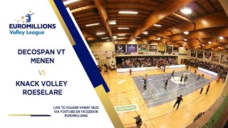 Decospan VT Menen vs Knack Volley Roeselare [upl. by Yanaj]