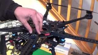 Preflight and Operating Instructions Overview DJI S800 Evo with A2 and 3 Axis Gimbal [upl. by Kotick602]