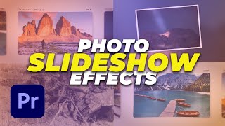 3 Photo Slideshow Effects in Adobe Premiere Pro Beginner to Pro [upl. by Analak]