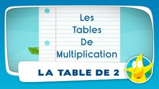 Comptines pour enfants  La Table de 2 apprendre les tables de multiplication [upl. by Harlow]