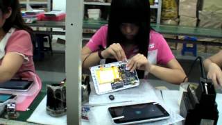 Assembling Android Tablet Factory Tour in China  This is how your tablet is made [upl. by Adnauqahs]