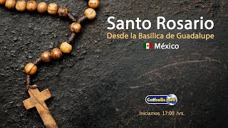 Rosario de hoy desde la Basílica de Guadalupe 🇲🇽 Miércoles 30octubre2024 1700 hrs [upl. by Lynad]