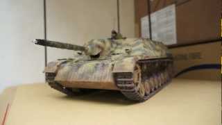 RC 116 TAMIYA Jagdpanzer IV48 V 四號驅逐48V完工 [upl. by Nerral]