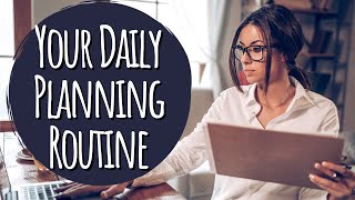 Maximize Productivity with a Daily Planning Routine [upl. by Inafit]