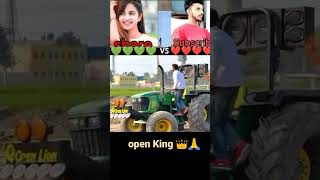 short video sawraj vs John Deere tractor kaise chalaye ja Raha hai comment mein jarur bataiye ♥️♥️🙏 [upl. by Otrebla]