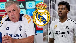 ANCELOTTI A TROUVÉ OU ÉTÉ LE PROBLEME AU REAL MADRID   RODRYGO PAS DE RISQUE PRIS [upl. by Oalsecnew]