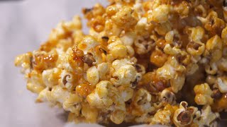 Palomitas de caramelo caseras  Popcorns acarameladas en 5 minutos [upl. by Rebmyk384]