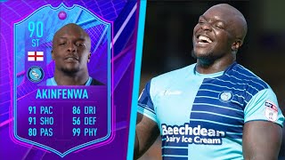 OMG 😍 90 End of an Era Akinfenwa FIFA 22 Player Review [upl. by Areikahs]