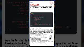 Laravel pessimistic locking untuk mencegah race condition laravel mysql querybuilder query [upl. by Ahseekat]