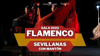 Sevillanas con mantón  Gala de Flamenco 2022 [upl. by Asirral]