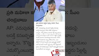 CM Chandrababus Message Every Woman Should Have Two Children 👶👶 shorts [upl. by Manvel]