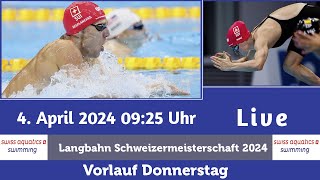 1 Tag Vorläufe Langbahn  Schweizermeisterschaft Uster 2024 [upl. by Abrahan69]