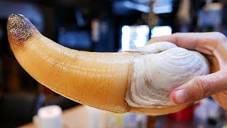 Japanese Street Food  GIANT GEODUCK CLAM Japan Seafood [upl. by Eimmelc770]