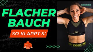 BAUCHFETT loswerden  flacher Bauch so gehts [upl. by Anerac]