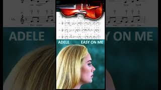 Adele  Violin Play Along Sheet Music [upl. by Naaitsirhc775]