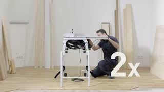 Hoe monteer je de tafelverbreding op de tafelzaag CS 50  Festool Quick Guide [upl. by Justin798]