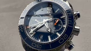 Omega Seamaster Planet Ocean 600m Chronograph 23230465101001 Luxury Watch Review [upl. by Esorylime]