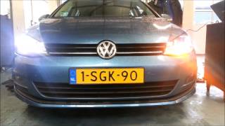 Dimming DRL on Golf 7 with blinker [upl. by Elleimac]