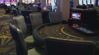 Inside look at temporary Caesars Casino in Danville [upl. by Ahsonek]