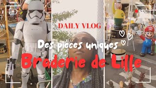 DAILY VLOG  Chiner à la Braderie de Lille  Des Trouvailles [upl. by Notniuqal]